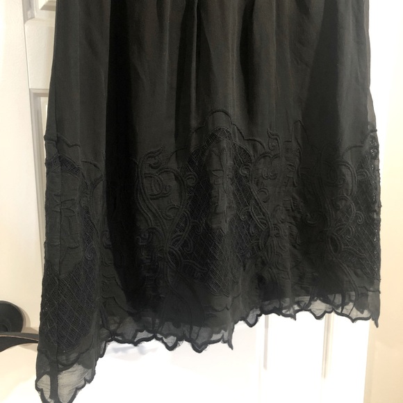 Black dress with sheer top - Picture 3 of 4